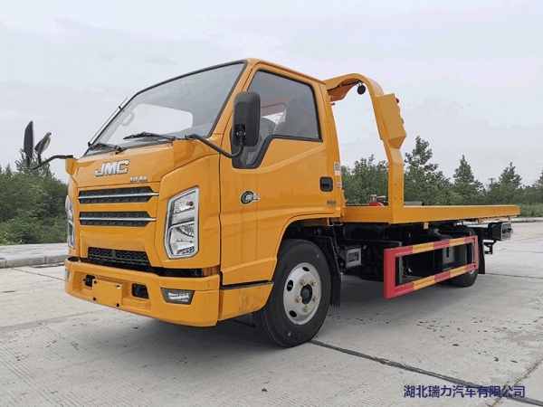 国六江铃顺达蓝牌一拖二清障车12w