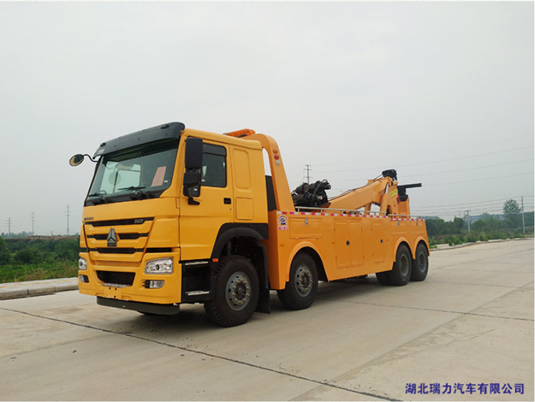 重汽豪沃前四后八一托一清障车