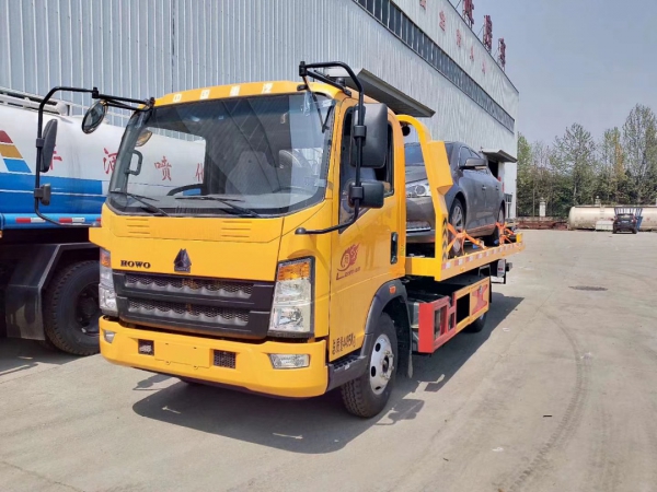 重汽豪沃蓝牌一拖二清障车（国六）
